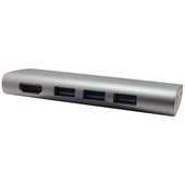 Juiced Systems Juiced Bizhub - USB-C Multiport Gigabit HDMI Adapter (Space Gray)