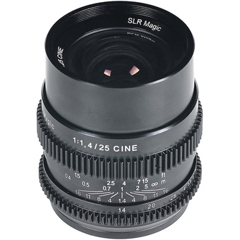 SLR Magic Cine 25mm f1.4 Lens (Sony E-Mount)