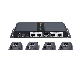 Lenkeng LKV714PRO 1 in 4 Out HDMI Extender Splitter Kit