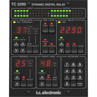 TC Electronic TC2290-DT Dynamic Delay Plug-In with Dedicated Desktop Interface and Signature Presets