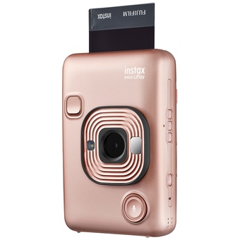 Fujifilm instax Mini LiPlay Instant Film Camera (Blush Gold)