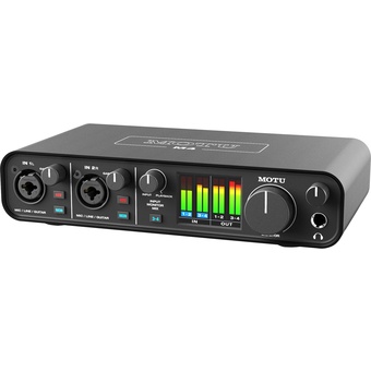 MOTU M4 4x4 USB-C Audio Interface for Recording, Mixing, and Podcasting