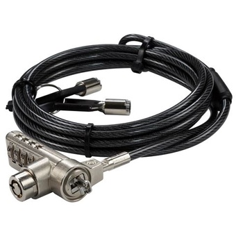 DYNAMIX 2m Locking Security Cable For Kensington Security Slot