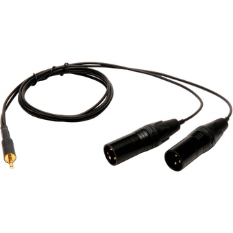 Microphone Madness Dual XLR Male to 3.5mm Stereo Male Adapter Cable (4')