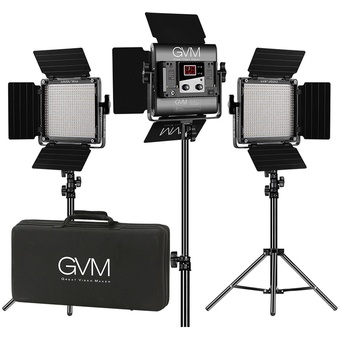 GVM 560AS3L Bi-Colour LED 3 Panel Kit