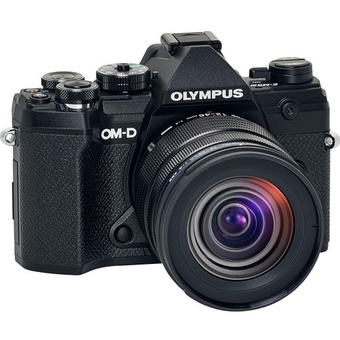 Olympus OM-D E-M5 Mark III Mirrorless Digital Camera with 12-45mm Lens (Black)