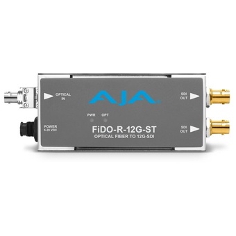 AJA Fido-R-12G-ST ST Fibre to 12G-SDI Receiver (1 Channel)