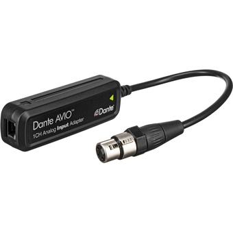 Audinate Dante AVIO 1-Channel Analog Input Adapter for Dante Audio Network