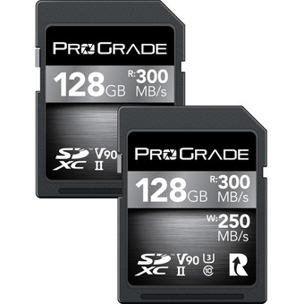 ProGrade Digital 128GB UHS-II SDXC Memory Cards
