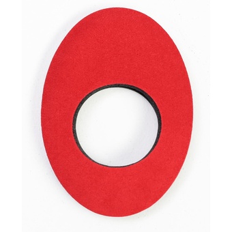 Bluestar Large Oval Eyecushion - Microfibre (Red)