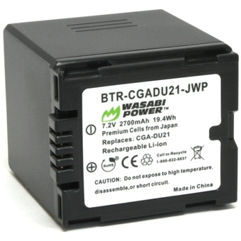 Wasabi Power Battery for Panasonic CGA-DU21, VW-VBD210
