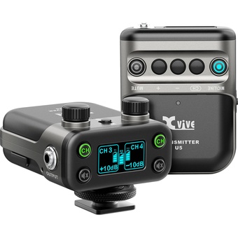 Xvive Audio U5 1-Person Camera-Mount Digital Wireless Omni Lavalier Microphone System