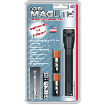 Maglite Mini Maglite 2-Cell AA Flashlight (Black)