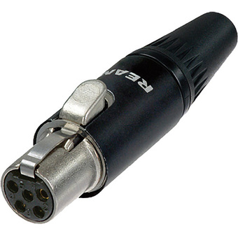 Neutrik RT5FC-B TINY XLR Female Cable Connector (5-Pole)
