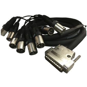 CYMATIC AUDIO uTrack24 DB25 to 8XLR Cable Set (6-Pack, 6.5')