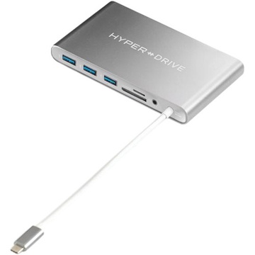 Hyper HyperDrive Ultimate USB 3.0 Type-C Hub (Gray)
