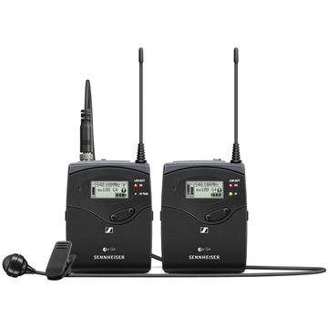 Sennheiser EW 122P G4 Camera-Mount Wireless Microphone System with ME 4 Lavalier Mic (B Band)