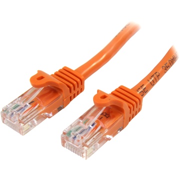 StarTech Snagless UTP Cat5e Patch Cable (Orange, 1m)