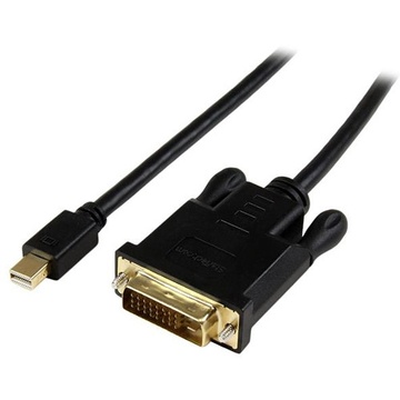 StarTech Mini DisplayPort to DVI Male Active Adapter Converter Cable (91.4cm, Black)