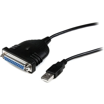 StarTech USB to DB25 Male to Female Parallel Printer Adapter Cable (1.8m)