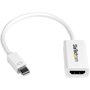 StarTech Mini DisplayPort 1.2 to HDMI 4K Audio/Video Converter (White)