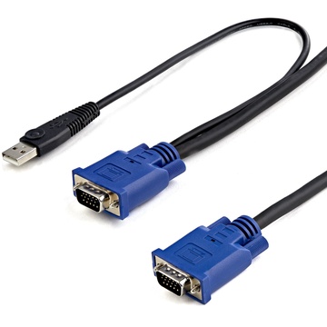 StarTech 2-in-1 Ultra Thin USB KVM Cable (4.5m)