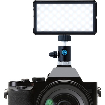 Lume Cube Panel Go LED Light with DSLR Camera Mount and Light Stand 3/8" Adapter