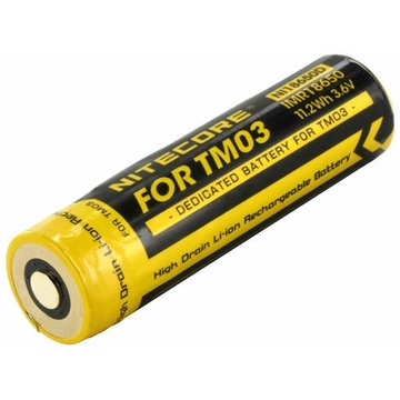NITECORE NI18650D / IMR18650 Rechargeable Battery for TM03