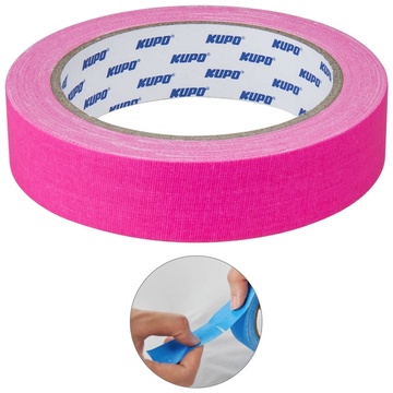 Kupo Fluorescent Gaffer Tape 11.4m x 24mm (Pink)