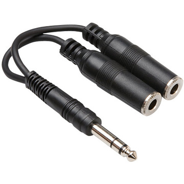 Hosa YPP-118 6.5mm Stereo Jack Splitter Cable