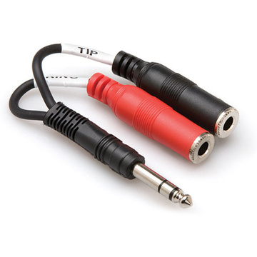 Hosa YPP-117 Stereo 1/4'' Breakout Cable