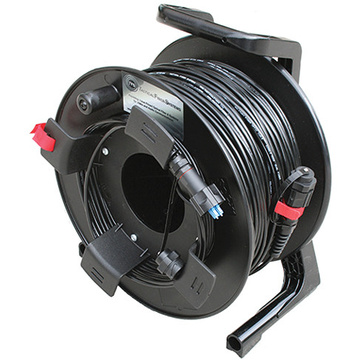 Tactical Fiber Systems Fibre Cable on Reel with BullsEye Connectors (500 ft)