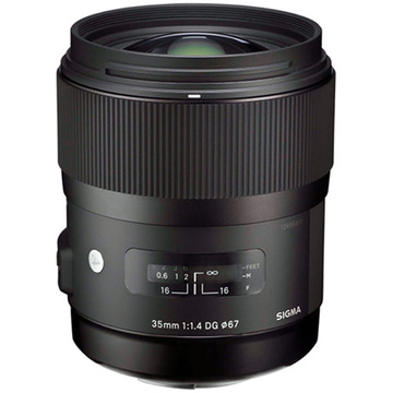 Sigma 35mm f/1.4 DG HSM Lens for Nikon DSLR Cameras