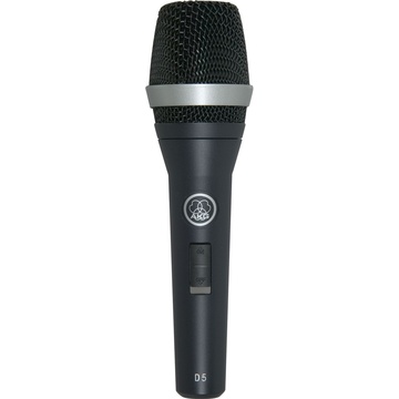 AKG D5S Handheld Supercardioid Dynamic Vocal Microphone with On/Off Switch