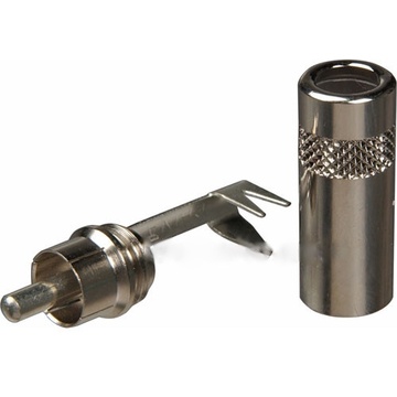 Neutrik CANYS352 Male RCA Connector with Nickel Shell