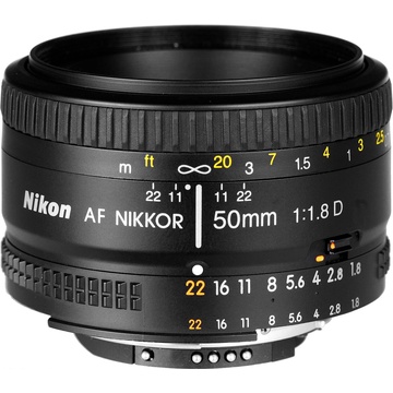 Nikon AF 50mm f1.8D Lens