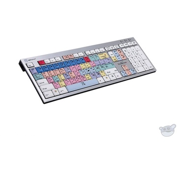 LogicKeyboard Adobe Premiere Pro CC American English Slim Line Keyboard (Silver)