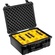 Pelican 1554 Waterproof 1550 Case with Yellow and Black Divider Set (Black)