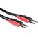 Hosa CPP-203 Dual 6.5mm TS Jack Cable 3m