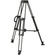 Miller 1589A Sprinter II 1-St Alloy Tripod with Mid-Level Spreader (993) and Rubber Feet (475)
