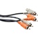 Hosa CRA-201PB RCA Piggyback Cable 1m