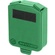 Neutrik Hinged Cover for D-Size Chassis-Green