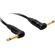 Hosa CGK-001RR Right Angle 1/4" Plug Male to Right Angle 1/4" Plug Male Edge Guitar Cable - 1'