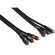 Pearstone 3 RCA Male to 3 RCA Male Component Video Cable - 10'