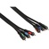 Pearstone 3 RCA Male to 3 RCA Male Component Video Cable - 100'