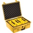 Pelican 1554 Waterproof 1550 Case with Yellow and Black Divider Set (Yellow)