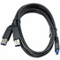 Atech Flash Technology Dual USB 3.0 Type-B Male to USB 3.0 20-Pin Male Cable (3.3')