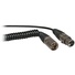 K-Tek K-4NN XLR Male to XLR Female Coiled Cable (102 mm)
