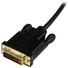 StarTech Mini DisplayPort to DVI Male Active Adapter Converter Cable (91.4cm, Black)