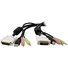 StarTech 4-in-1 USB DVI KVM Switch Cable w/ Audio (3m)